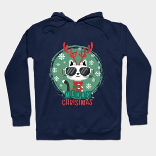 Astro Cats Merry Christmas ,Brafdesign Hoodie